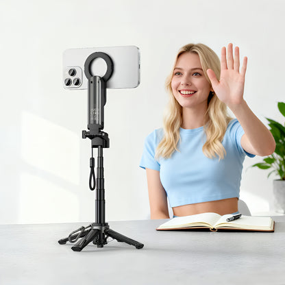 Selfie Stick Bluetooth HOCO K27 Pro, Univerzális, Fekete