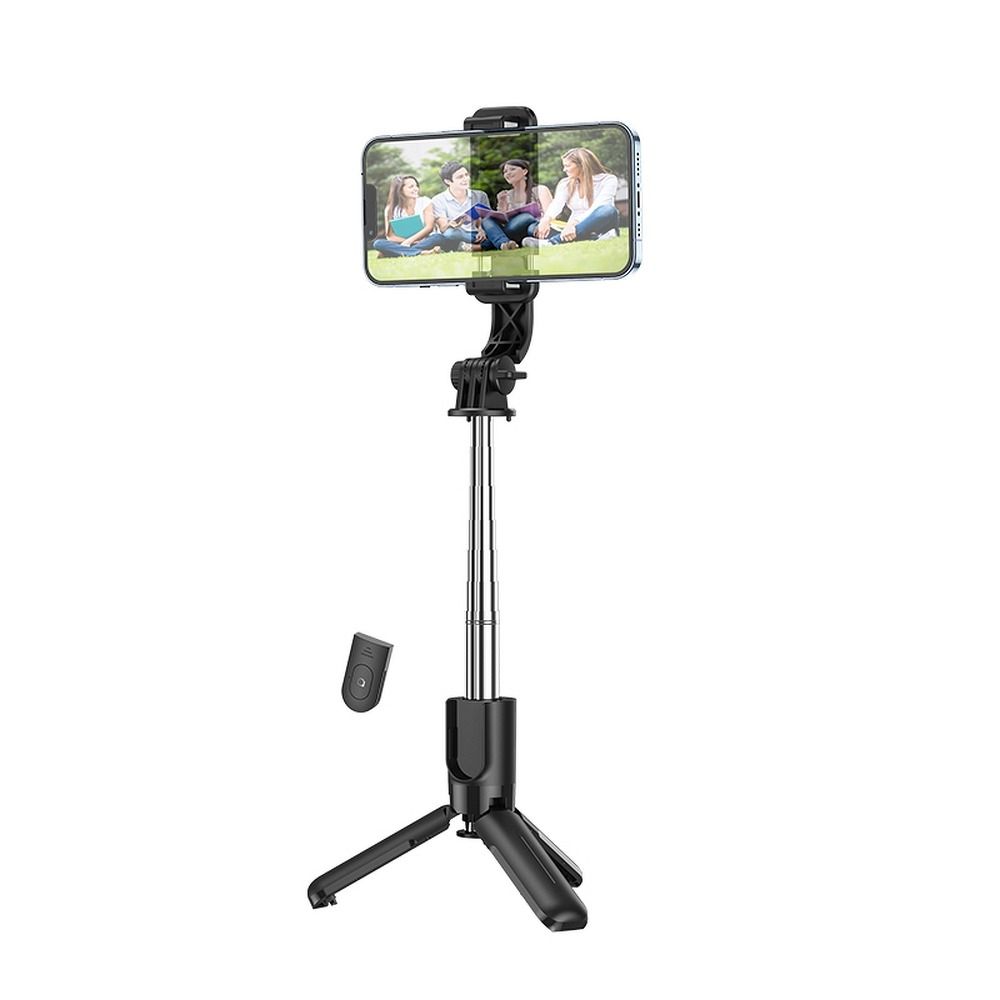 Selfie Stick Bluetooth HOCO K17, Univerzális, Fekete