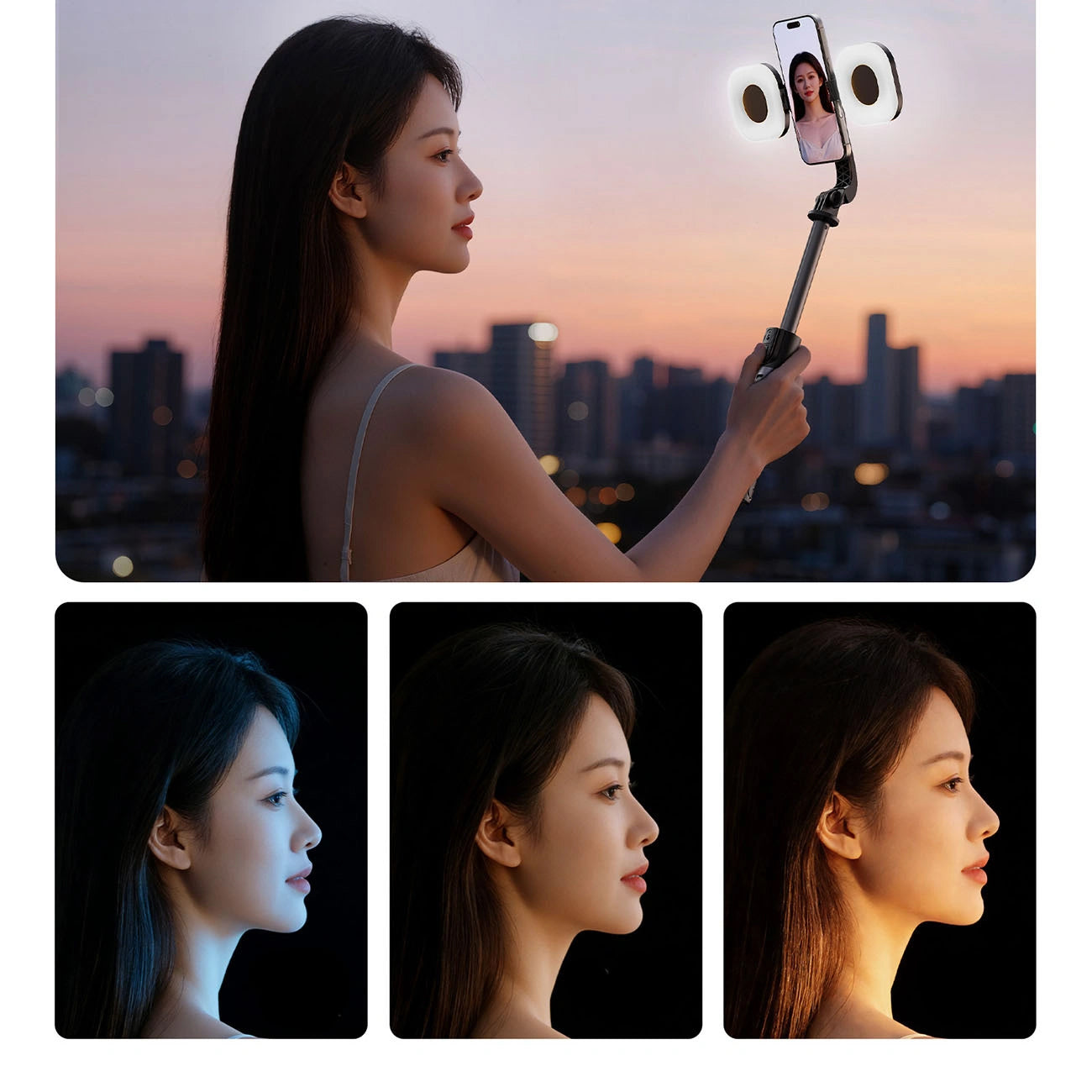 Selfie Stick Bluetooth Orico SPV90, Univerzális, Fekete