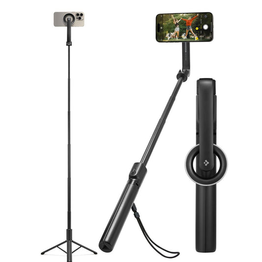Selfie Stick Bluetooth Spigen S580W, Univerzális, Fekete