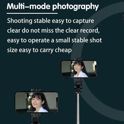 Selfie Stick Bluetooth Techsuit K03, Univerzális, Fekete