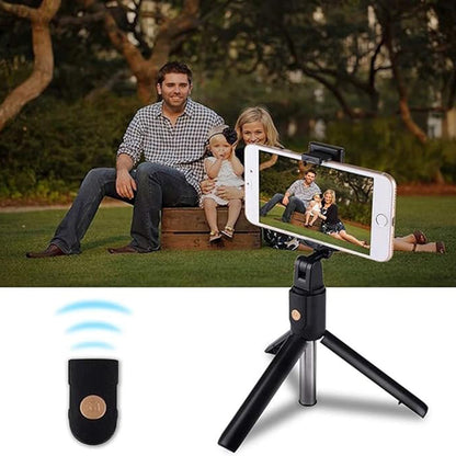 Selfie Stick Bluetooth Techsuit K07, Univerzális, Fekete