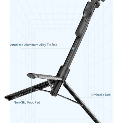 Selfie Stick Bluetooth Techsuit K28, Univerzális, Fekete