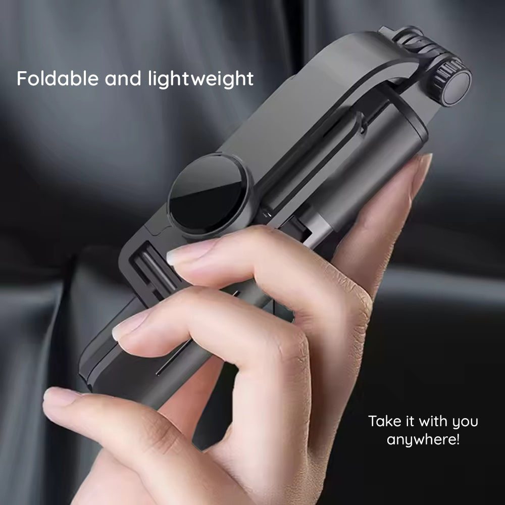 Selfie Stick Bluetooth Techsuit L10, Univerzális, Fekete