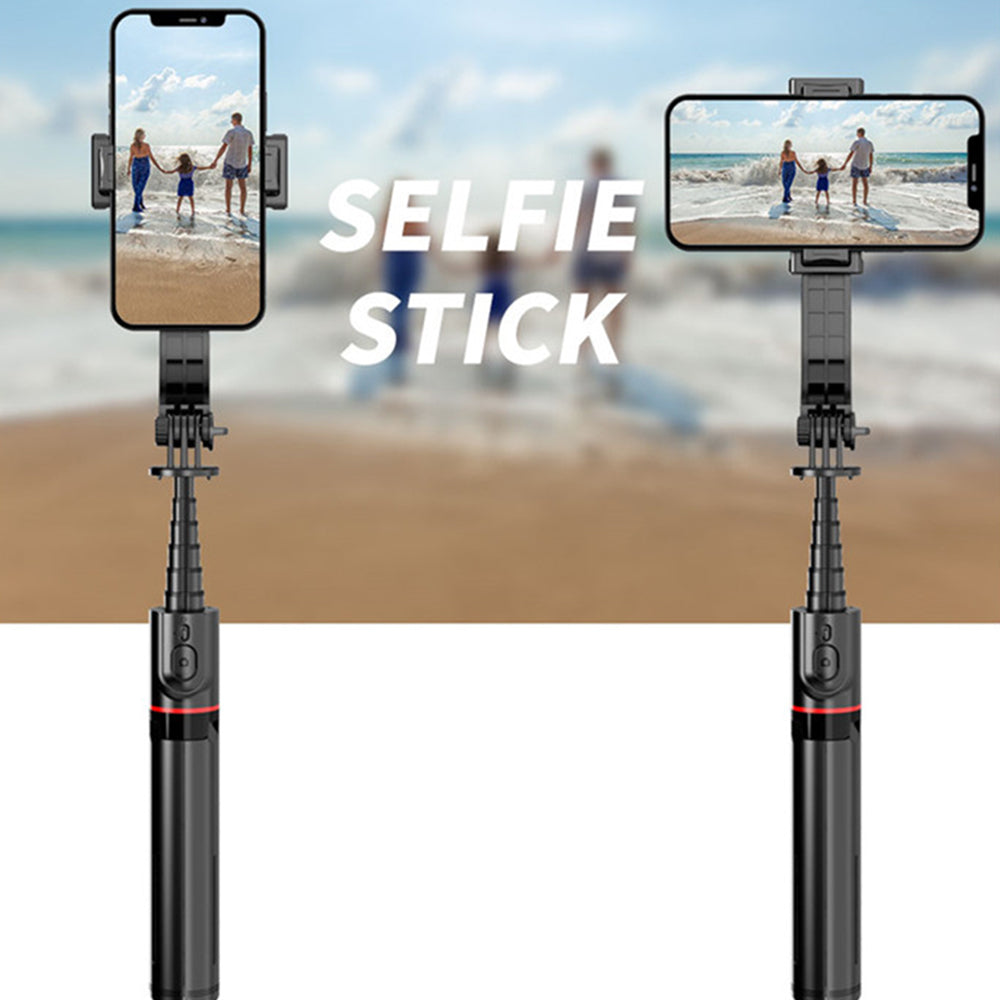 Selfie Stick Bluetooth Techsuit L12, Univerzális, Fekete