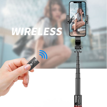 Selfie Stick Bluetooth Techsuit L12, Univerzális, Fekete