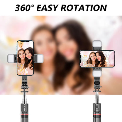 Selfie Stick Bluetooth Techsuit L13d, Univerzális, Fekete