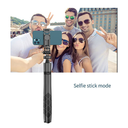 Selfie Stick Bluetooth Techsuit L16, Univerzális, Fekete