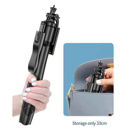 Selfie Stick Bluetooth Techsuit L16, Univerzális, Fekete