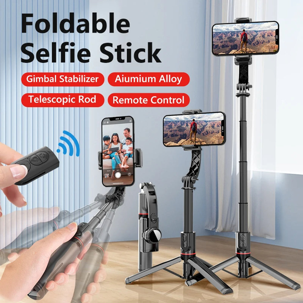 Selfie Stick Bluetooth Techsuit L19, Univerzális, Fekete