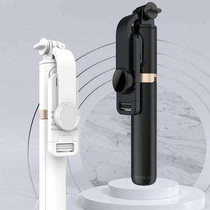 Selfie Stick Bluetooth Techsuit Q03, Univerzális, Fekete