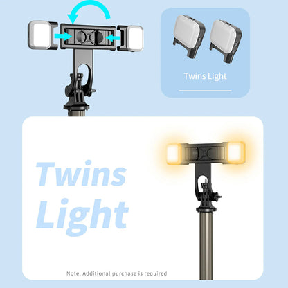 Selfie Stick Bluetooth Techsuit Q06, Univerzális, Fekete