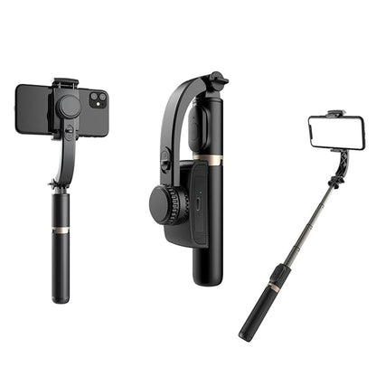 Selfie Stick Bluetooth Techsuit Q08, Univerzális, Fekete