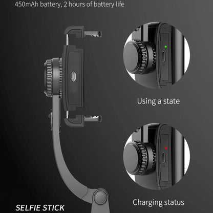 Selfie Stick Bluetooth Techsuit Q08, Univerzális, Fekete