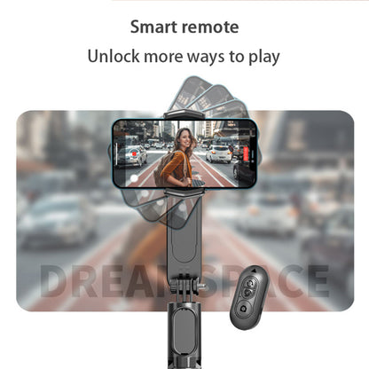 Selfie Stick Bluetooth Techsuit Q09, Univerzális, Fekete