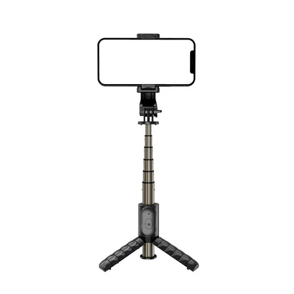 Selfie Stick Bluetooth Techsuit Q10, Univerzális, Fekete
