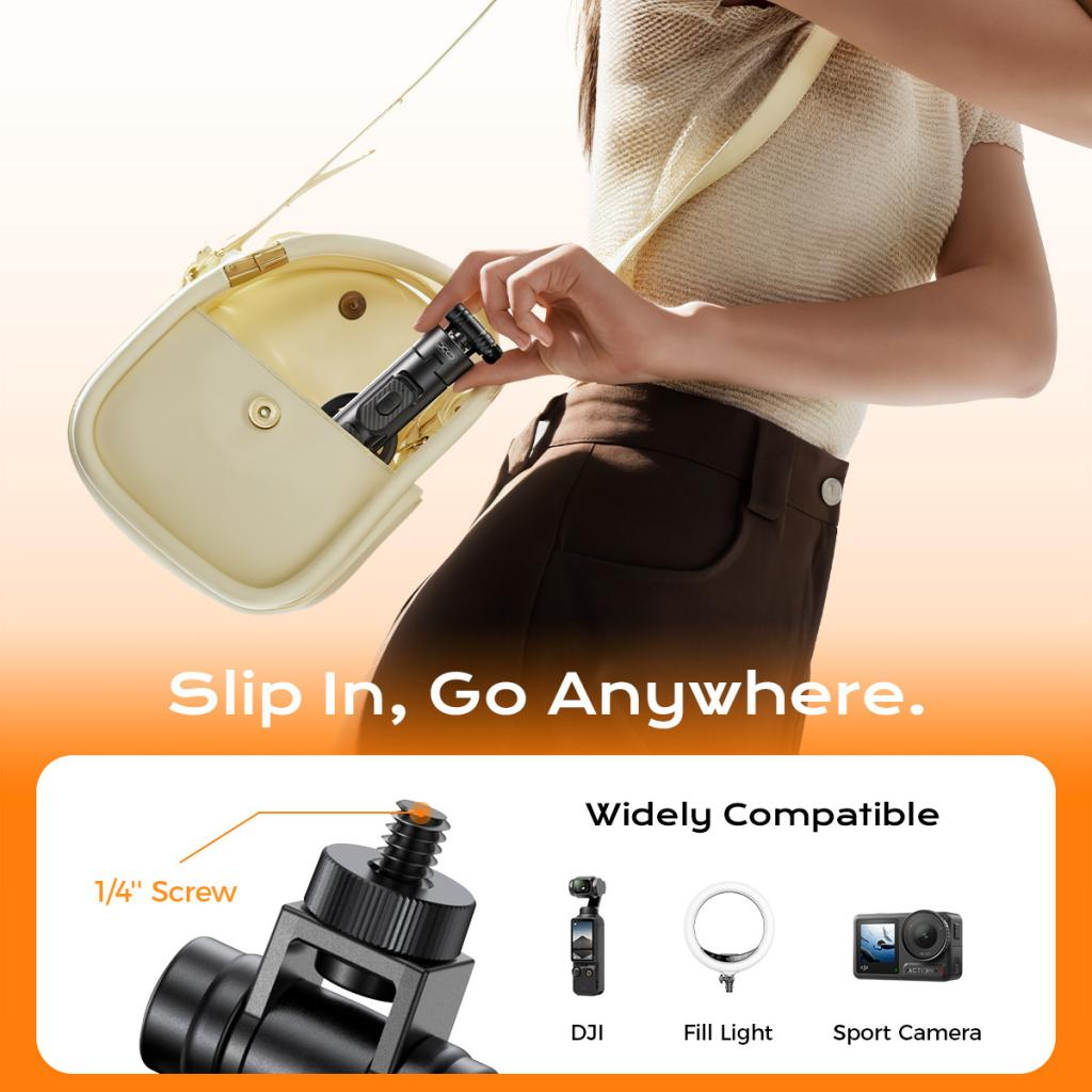 Selfie Stick Bluetooth XO Design SS30, Univerzális, Fekete