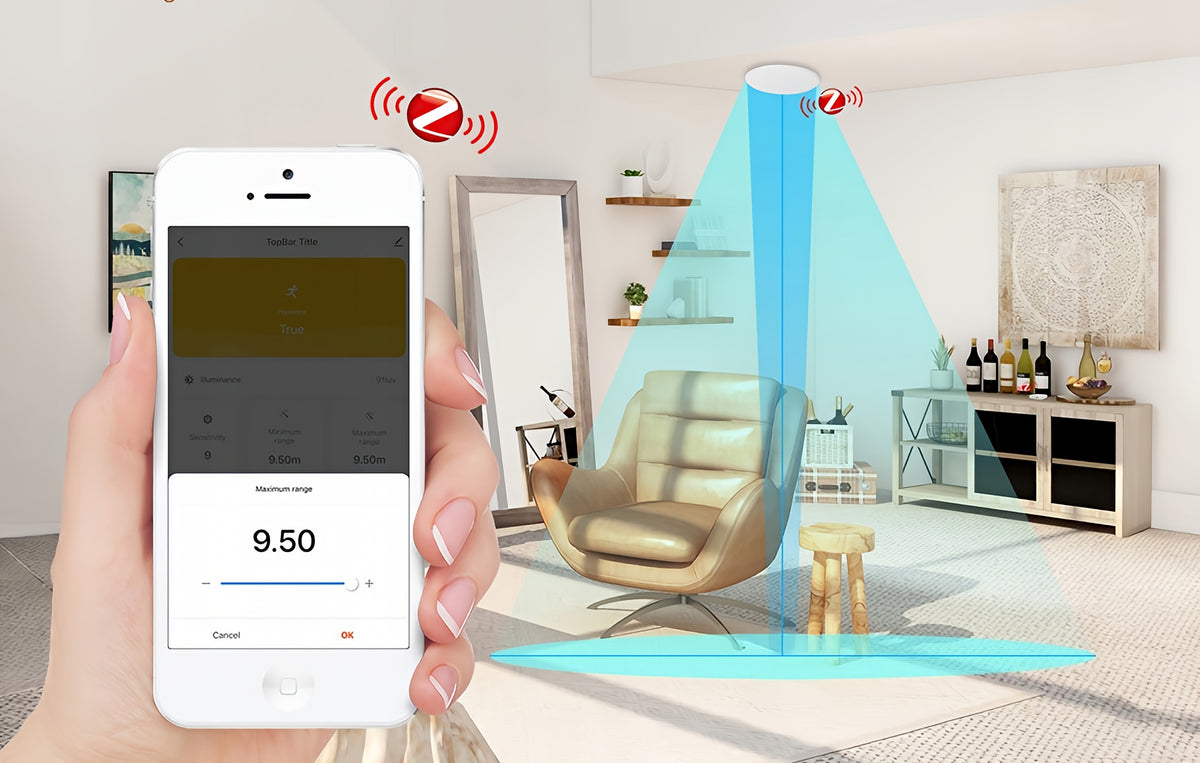 Moes Jelenlét Érzékelő ZSS-QY-HP, ZigBee