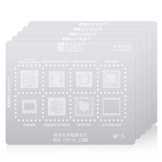 Amaoe BGA háló MTK MU1-5 CPU-hoz