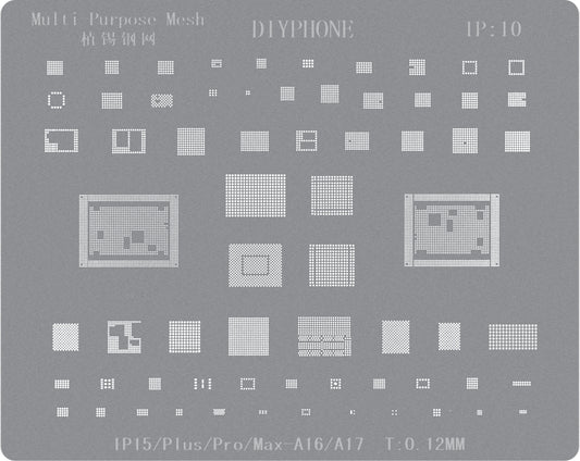 DIYPhone BGA szita az Apple iPhone 15 sorozathoz