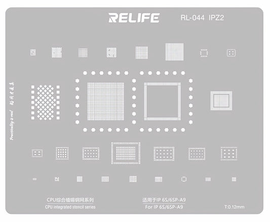 Relife RL-044 IPZ2 BGA háló Apple iPhone 6s / 6s Plus, CPU számára