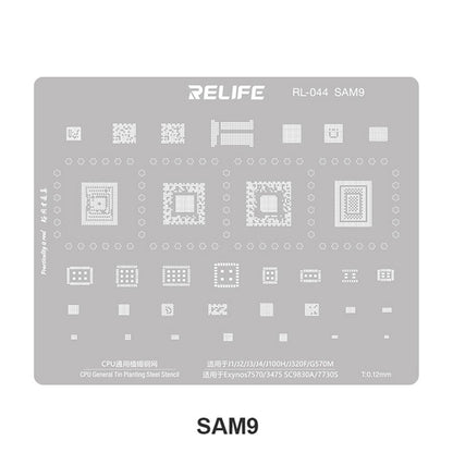 BGA Relife RL-044 V2.0 rács Samsung sorozatú CPU-hoz