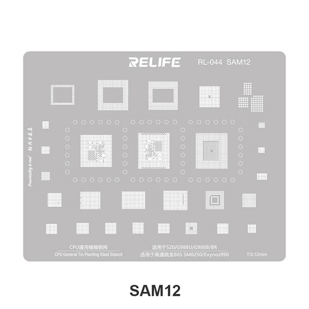 BGA Relife RL-044 V2.0 rács Samsung sorozatú CPU-hoz