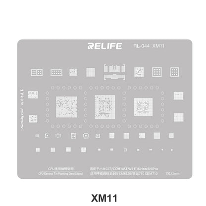 BGA Relife RL-044 V2.0 rács Xiaomi sorozatú CPU-hoz