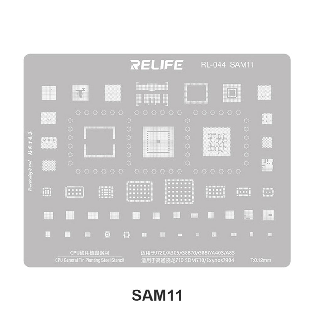 BGA Relife RL-044 V2.0 rács Samsung sorozatú CPU-hoz