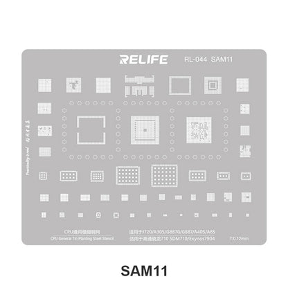 BGA Relife RL-044 V2.0 rács Samsung sorozatú CPU-hoz