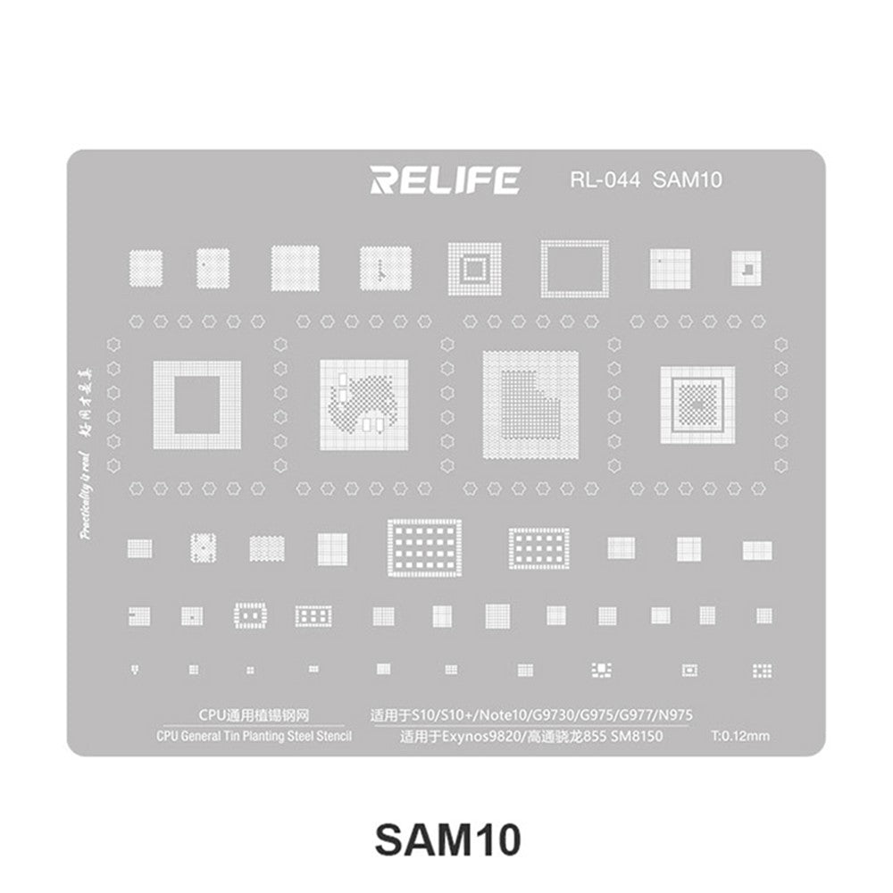 BGA Relife RL-044 V2.0 rács Samsung sorozatú CPU-hoz