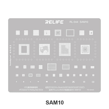 BGA Relife RL-044 V2.0 rács Samsung sorozatú CPU-hoz