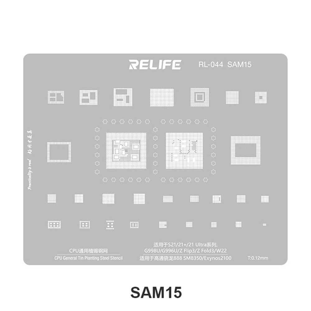 BGA Relife RL-044 V2.0 rács Samsung sorozatú CPU-hoz