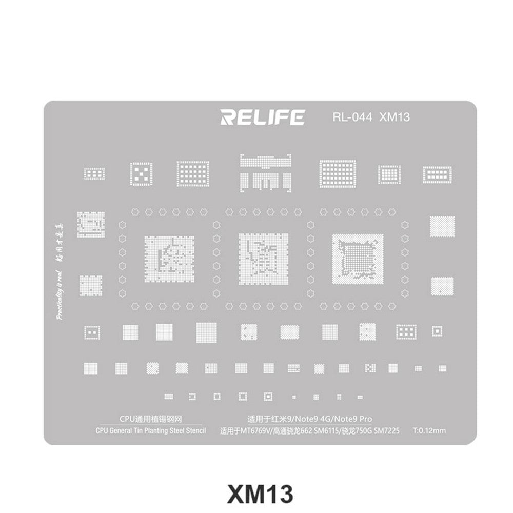 BGA Relife RL-044 V2.0 rács Xiaomi sorozatú CPU-hoz
