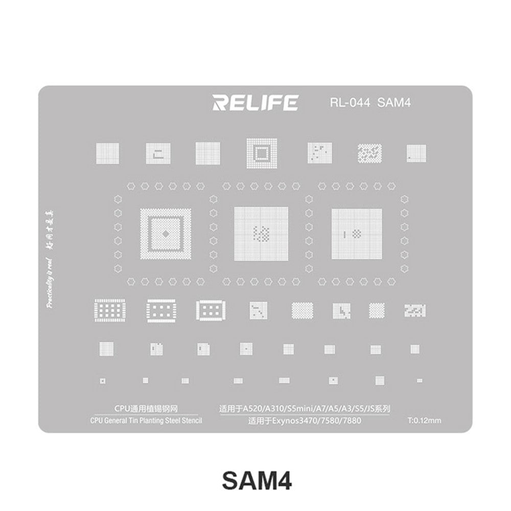 BGA Relife RL-044 V2.0 rács Samsung sorozatú CPU-hoz