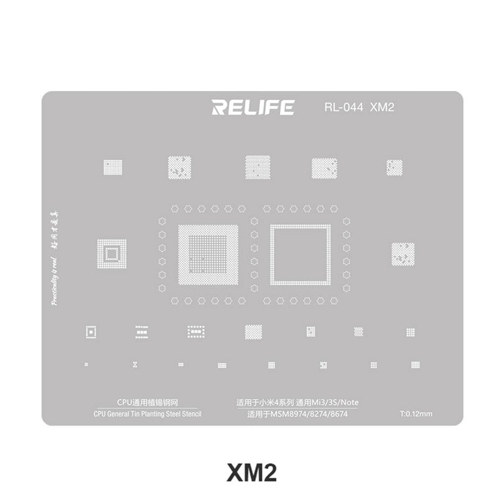 BGA Relife RL-044 V2.0 rács Xiaomi sorozatú CPU-hoz