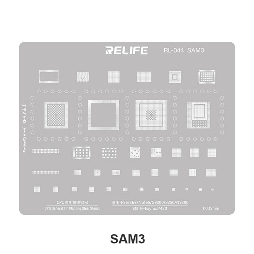 BGA Relife RL-044 V2.0 rács Samsung sorozatú CPU-hoz