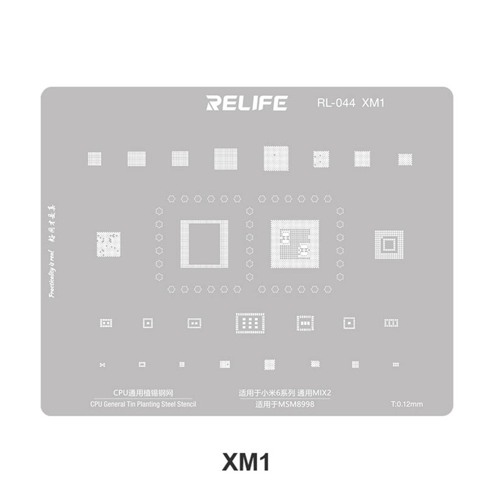 BGA Relife RL-044 V2.0 rács Xiaomi sorozatú CPU-hoz