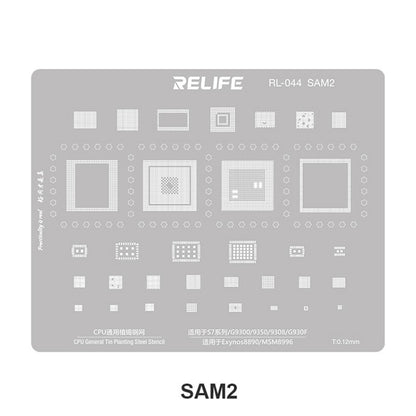 BGA Relife RL-044 V2.0 rács Samsung sorozatú CPU-hoz