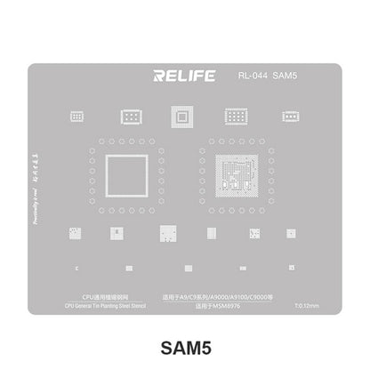BGA Relife RL-044 V2.0 rács Samsung sorozatú CPU-hoz