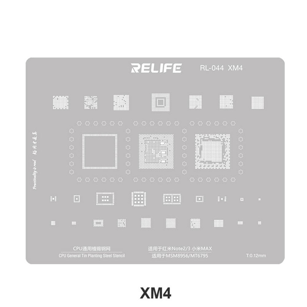 BGA Relife RL-044 V2.0 rács Xiaomi sorozatú CPU-hoz