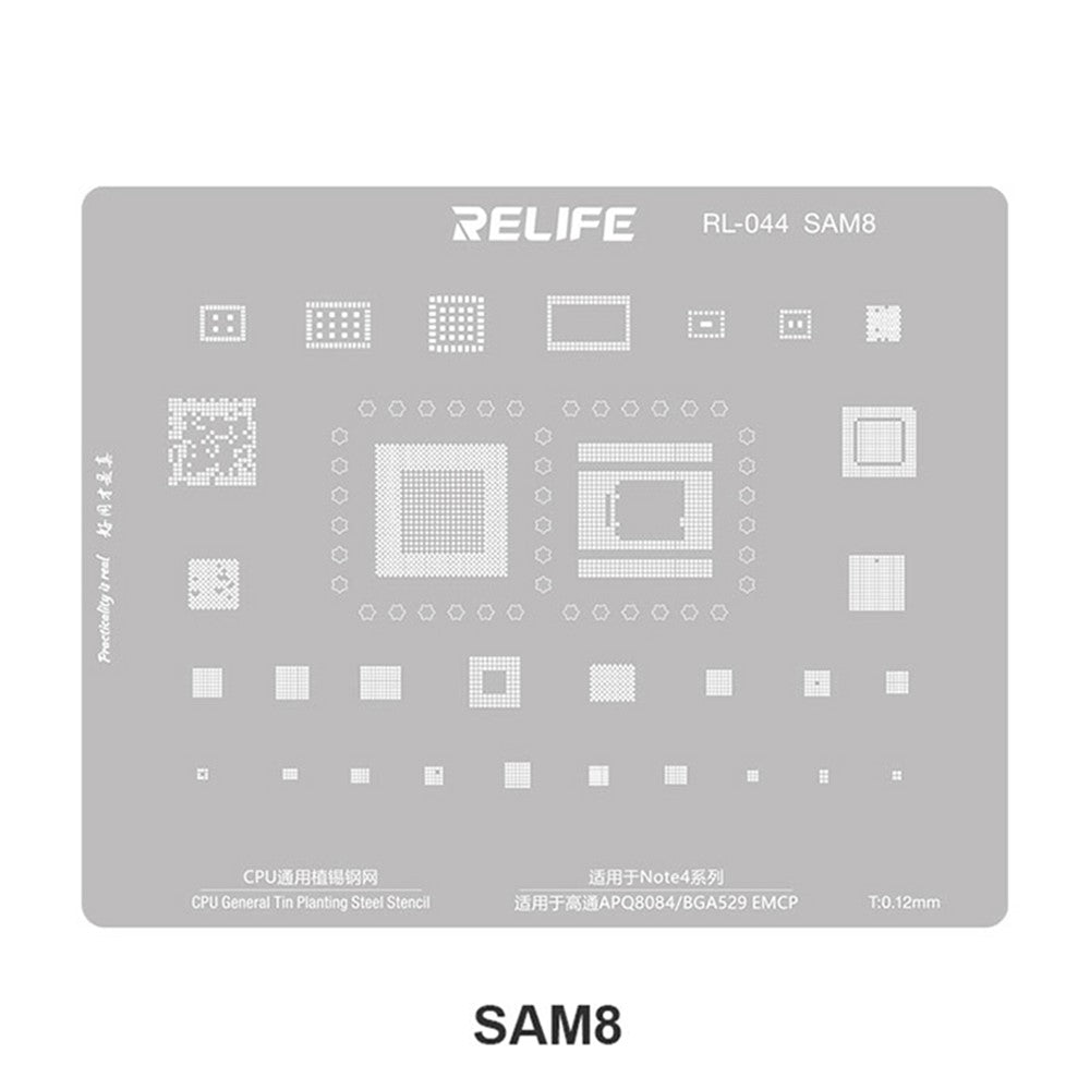 BGA Relife RL-044 V2.0 rács Samsung sorozatú CPU-hoz