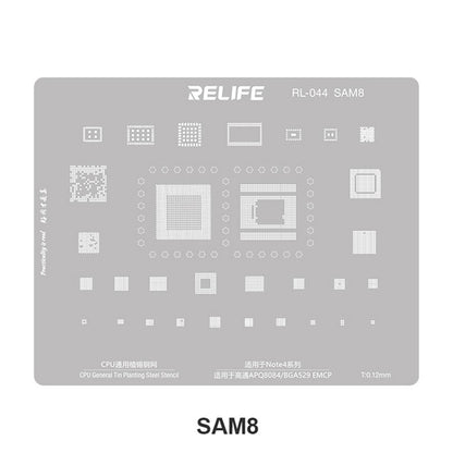 BGA Relife RL-044 V2.0 rács Samsung sorozatú CPU-hoz