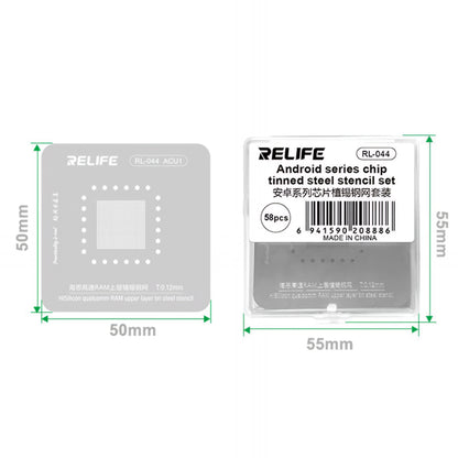 BGA Relife RL-044 szita Android CPU-hoz