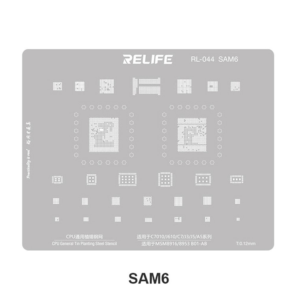 BGA Relife RL-044 V2.0 rács Samsung sorozatú CPU-hoz