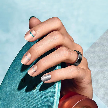 Smart Ring Techsuit R6, Méret 8, Fekete