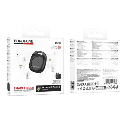 Borofone SmartTag BC105 Android sorozathoz, fekete