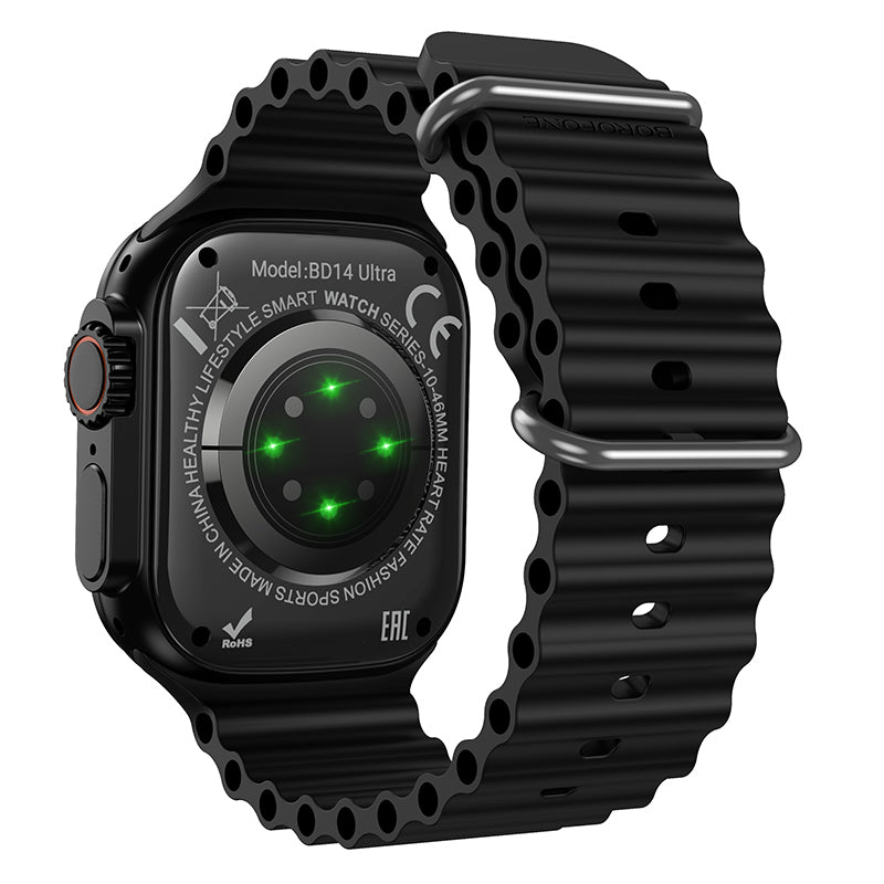 Borofone BD14 Ultra Call Smartwatch, Black