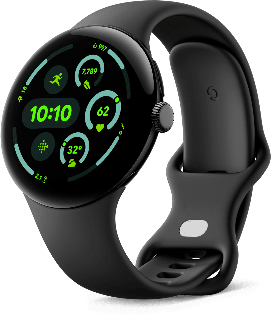 Google Pixel Watch 3 okosóra, 45mm, fekete GA05785-DE
