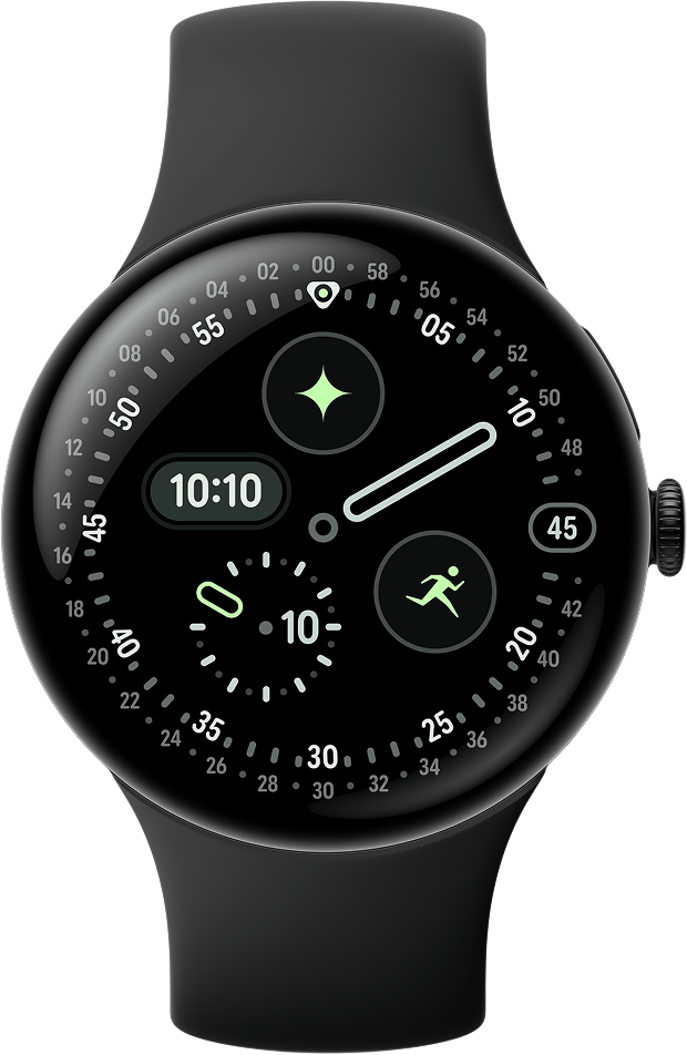 Smartwatch Google Pixel Watch 4, 45mm, Wi-Fi, Black GA09962-EU